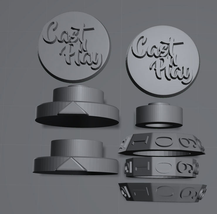 Wound counter 3d printed resin