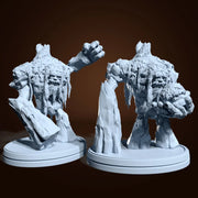 Earth elemental golem 3d printed resin figure 75mm tall