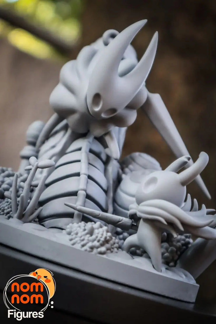 Knight and hornet hollow knight chibi 3d printed resin 106mm tall