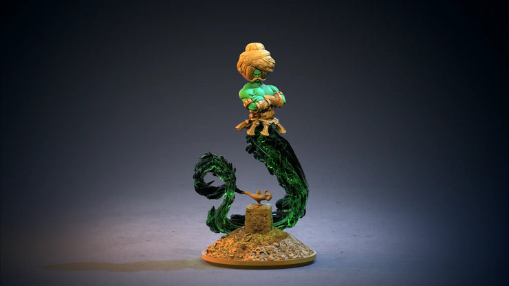 Djinn 3d printed resin figure