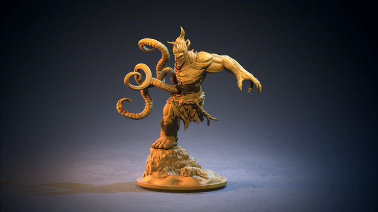 Nasnas 3d printed resin figure 90mm tall