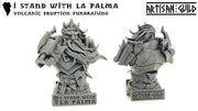 I Stand With La Palma Fire Giant Epic Boss Hefesto 3d printed Resin figure