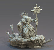 Mammon 3d printed resin figure 70mm tall