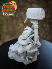 Mail moogle final fantasy chibi 3d printed resin 93mm tall