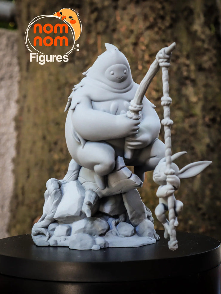 Ori and naru ori and the blind forest chibi 3d printed resin 116mm tall