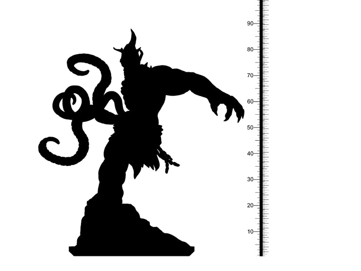 Nasnas 3d printed resin figure 90mm tall