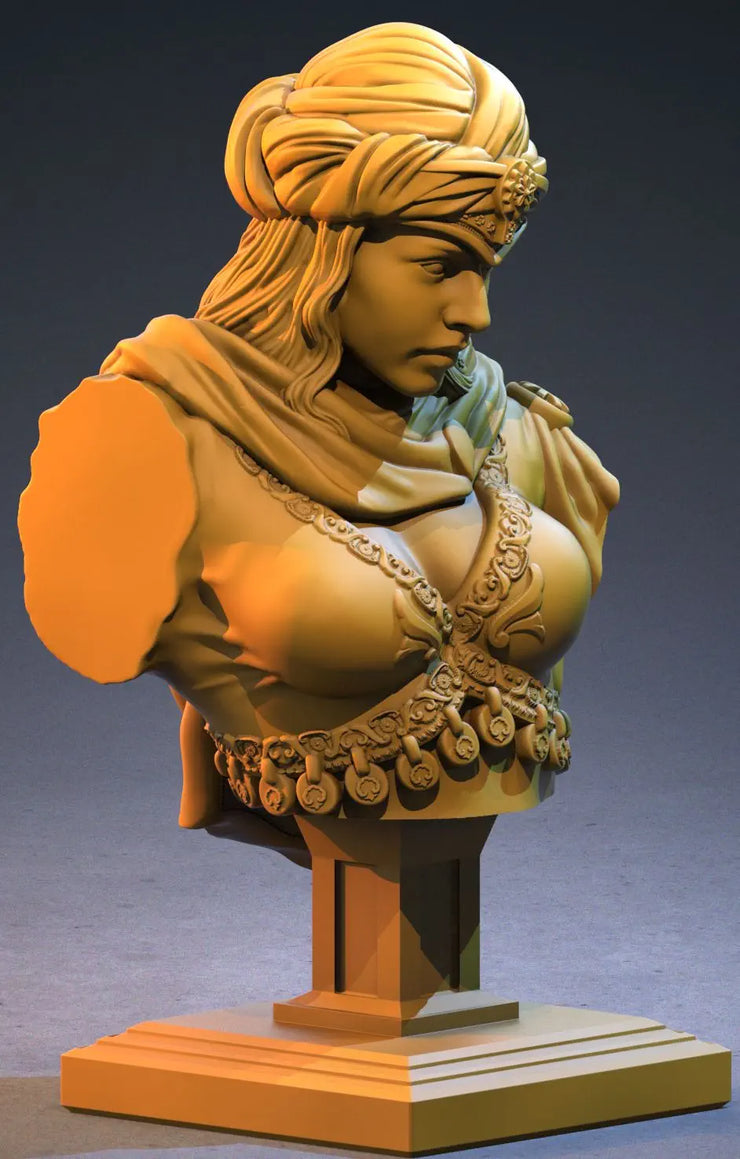 Scheherazade 3d printed resin figure