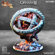 Ophanim 3d printed resin figure 145mm tall
