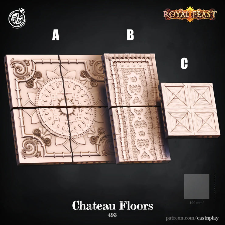 Chateau floors royal feast 493 3d printed resin TheSecretDoorInn
