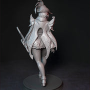 Female bard 3d printed resin figure