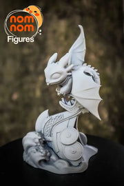 Toothless how to train your dragon chibi 3d printed resin117mm tall
