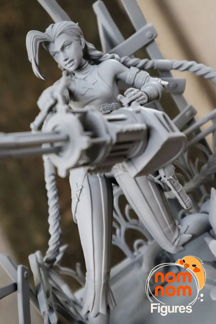 Jinx from arcane league of legends 3d printed resin figure