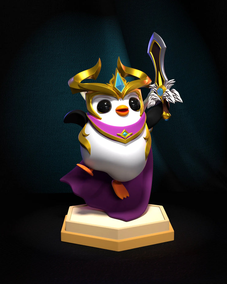 Featherknight league of legends chibi 3d printed resin 106mm tall