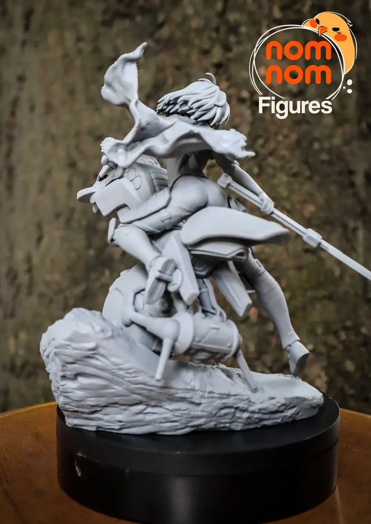 Alita battle angel 3d printed resin figure