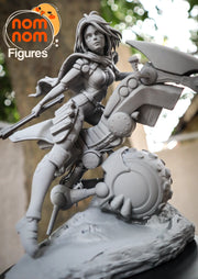 Alita battle angel 3d printed resin figure