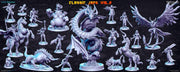 Dhiva tifa lockhart final fantasy 3d printed resin - TheSecretDoorInn