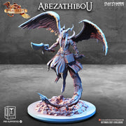 Abezathibou 3d printed resin figure