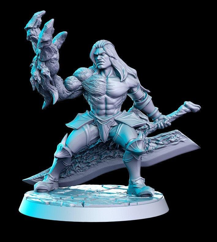 Ephialtes demonic armoured knight soul fighter tournament 3d printed resin - TheSecretDoorInn