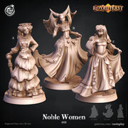 Noble women royal feast 483 3d printed resin
