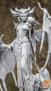 Lilith from diablo 3d printed resin - TheSecretDoorInn