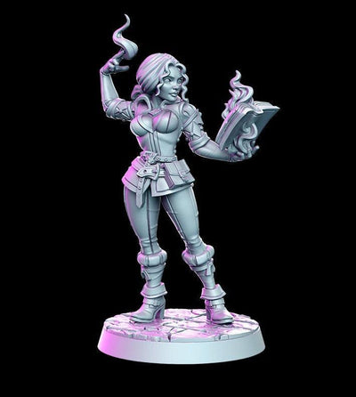 Silveria witcher contract 3d printed resin 46mm tall - TheSecretDoorInn