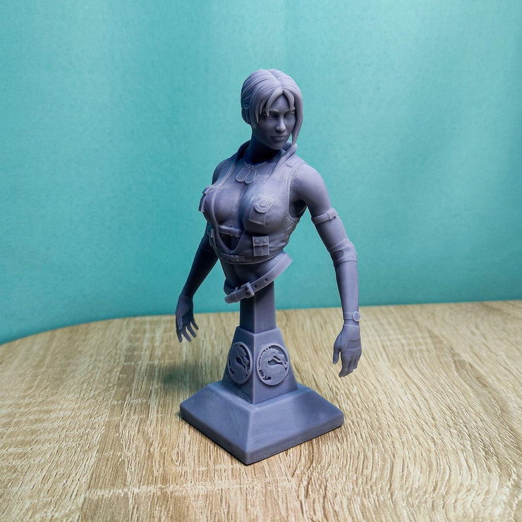Sonya blade mortal kombat 3d printed resin - TheSecretDoorInn